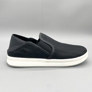 Olukai Womens 9 Kiihele Sneakers Shoes Black Slip On Casual Comfort Loafer Walk‎